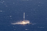 CRS&ndash;8 (2016). Original from Official SpaceX Photos. Digitally enhanced by rawpixel.