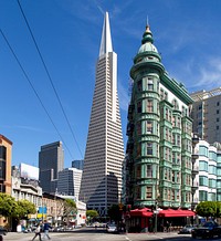 The Transamerica Pyramid is the tallest skyscraper in the San Francisco skyline and one of its most iconic.