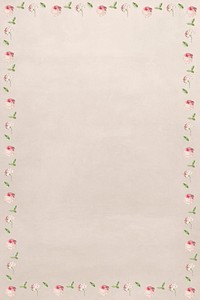 Blooming rose and rose leaves frame design resource