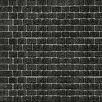 Vintage black brick wall pattern background, remix from artworks by Samuel Jessurun de Mesquita