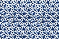 Floral blue vintage style background vector