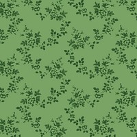 Floral green vintage style background vector