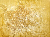 Part of Map from La pianta grande di Roma (The Large Plan of Rome), also known as The Nolli Map by Pietro Campana, Carlo Nolli, and Rocco Pozzi. 