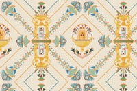 Egyptian vector ornamental seamless pattern background