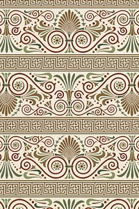 Decorative ancient Greek key pattern background