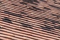 Earth tone roof tile patterned background