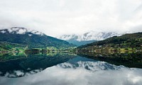Beautiful view of Odda, Norway
