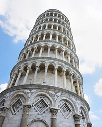 The Leaning Tower of Pisa in Italy