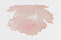 Hand painted watercolor blob vector