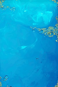 Abstract blue watercolor with gold glitter background vector