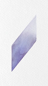 Geometric watercolor hand painted vector