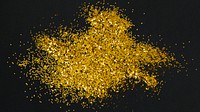 Dusty gold particles pattern background illustration