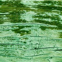 Peeled green paint wood texture background