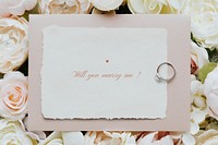 Floral wedding invitation  card template