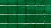 Green retro tiles grid background