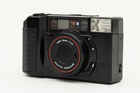 Black old camera design element