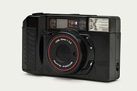 Black old camera design element