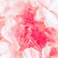 Abstract watercolor pink flower design painting