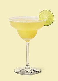 Lemon Margarita cocktail drink background