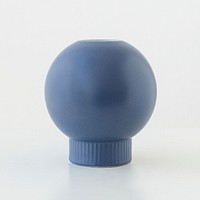 Blue ornamental ball design element