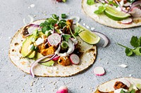 Homemade chicken tacos food recipe idea