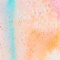 Gold shimmery confetti pastel background