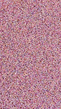 Holographic pink beads phone wallpaper