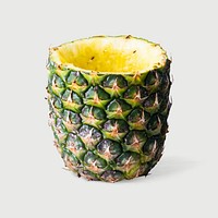 Psd single natural pineapple cup