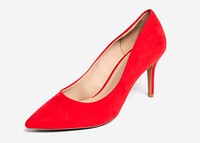 Women&rsquo;s red high heel shoes formal fashion