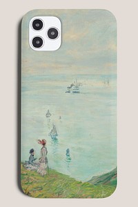 Smartphone case public domain painting product showcase, remix of artwork by Claude Monet