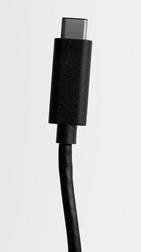 Black cable USB type C psd connection