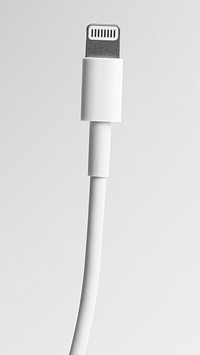 White 8 pin lightning psd adaptor connection
