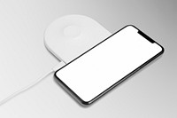 Wireless charger mockup digital device