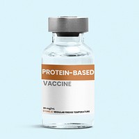 Protein-based vaccine injection glass bottle