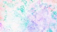 Colorful pastel bubble art on white background abstract style