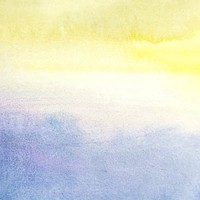 Yellow and blue watercolor background vector with yellow