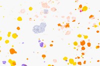 Abstract background vector with yellow and orange crayon art