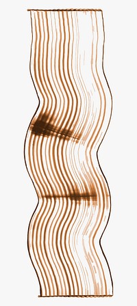 Brown comb painted texture vector striped abstract handmade shape experimental art