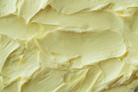Yellow frosting texture background vector