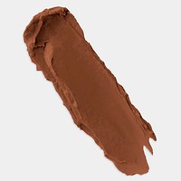 Brown cream lipstick element vector texture