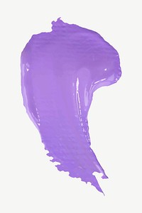 Purple paint smudge textured vector brush stroke creative art graphic
