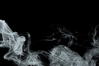 Smoke background texture vector, black abstract design