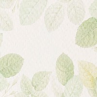 Green foliage patterned background vector