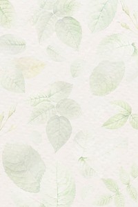 Green foliage patterned background vector