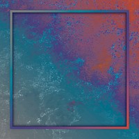 Square frame on colorful background vector