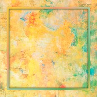 Square frame on yellow background vector