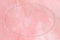 Oval frame on pink background vector
