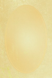 Oval frame on yellow background vector