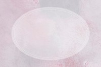 Oval frame on pastel purple background vector