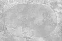 Oval frame on gray background vector
